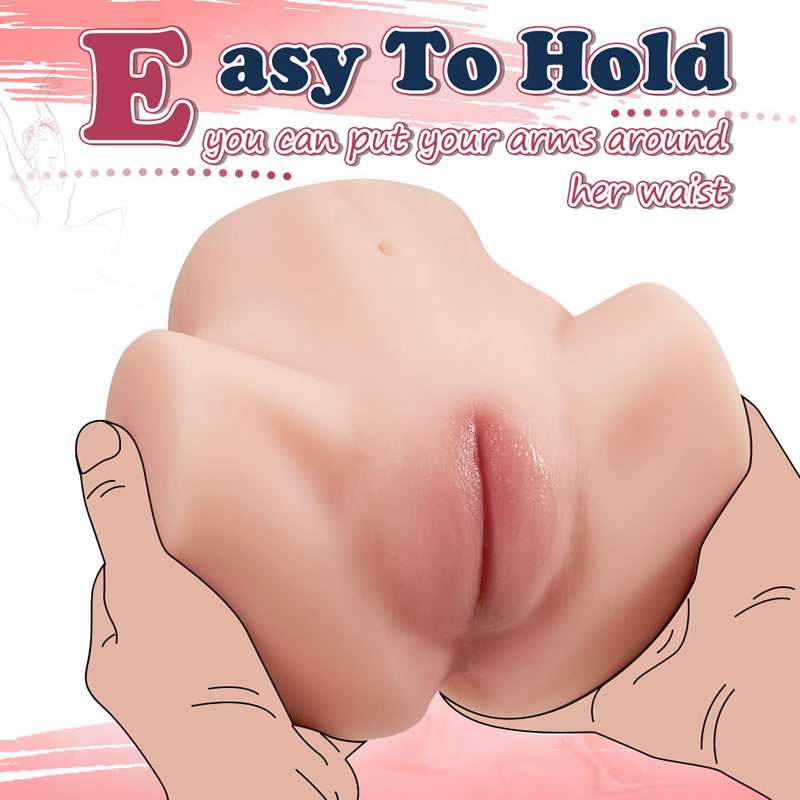 Lifetech 5.1 Lb Lifelike Butt with Pink Minimalist Design Pussy