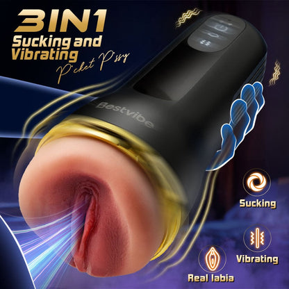 Captain - Realistic Suction & Vibration Tight Feeling Different Sensations Automatic Male Masturbator