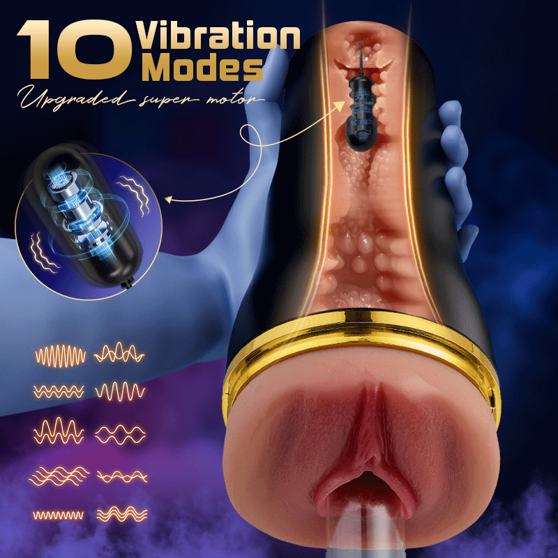 Captain - Realistic Suction & Vibration Tight Feeling Different Sensations Automatic Male Masturbator