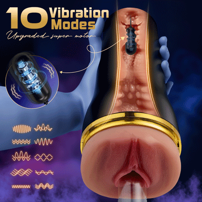 Captain - Realistic Suction & Vibration Tight Feeling Different Sensations Automatic Male Masturbator