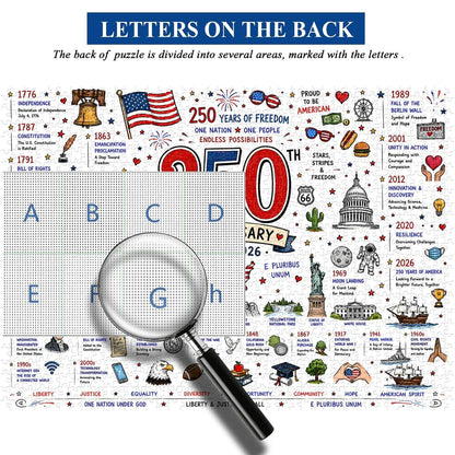 🧩 Patriotic America Jigsaw Puzzle 1000 Pieces🎁